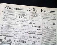 1882 Gunnison, Colorado original...