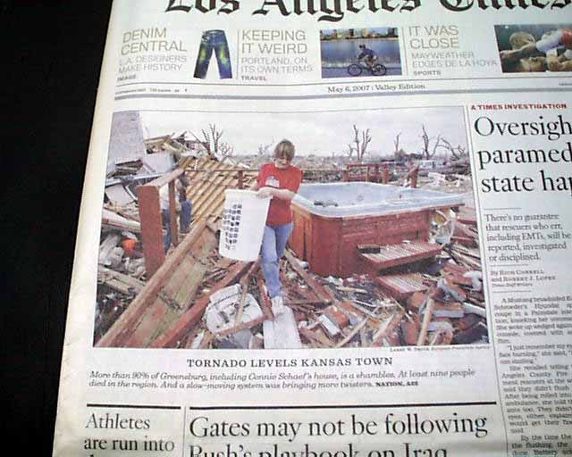 2007 Greensburg, Kansas super tornado disaster...