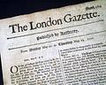 Genuine London Gazette newspaper from 1700... - Image 1