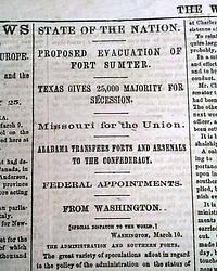 Preparing for the outbreak of the Civil War...