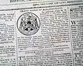1804 Grand Master Isaiah Thomas notice... Masonic... - Image 1