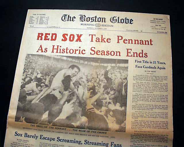 The Boston Globe Story of the Red Sox by The Boston Globe