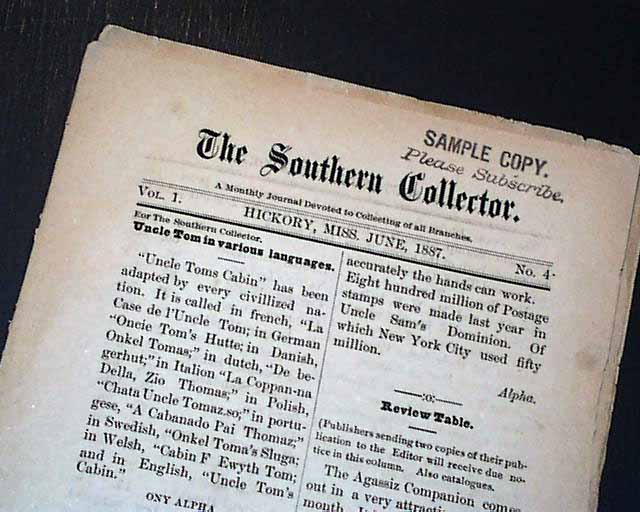 1887 Hickory, Mississippi...