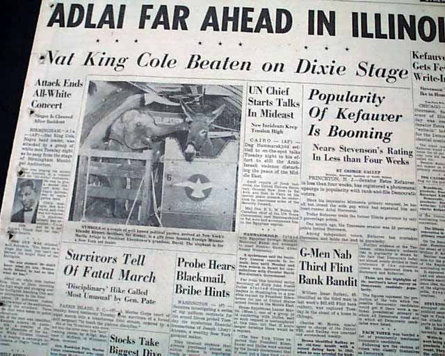 1956 Nat King Cole's racist attack in Alabama...