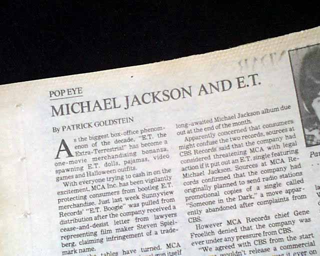 1982 Michael Jackson...