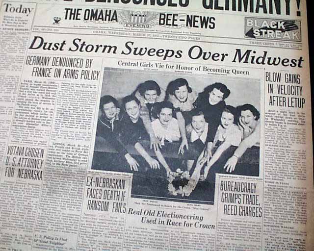 Dust Bowl in 1935... Dirty Thirties...