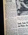 1964 Sandy Koufax's 3rd no-hitter game... - Image 7