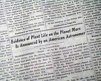 Life of planet Mars ?...