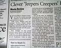 Review & premiere of "Jeepers Creepers", in a Los Angeles newspaper... - Image 5
