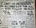 2 Term Law Est. For Presidency In 1951... -  - Image 3