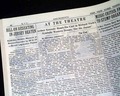 First mention of James Dean in a major newspaper... - Image 1