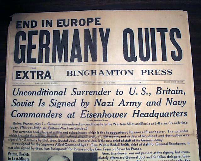 Germany Surrenders... -