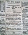 Death & funeral of Zachary Taylor... - Image 1
