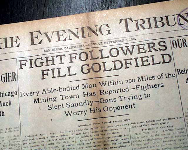1907 Goldfield, Nevada labor troubles...