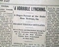 1899 Newnan, Georgia Negro lynching... - Image 1
