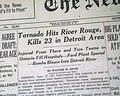 1946 Detroit-Windsor tornado disaster... - Image 1