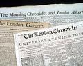 Five British newspapers from the 1760's - 1790's... - Image 2