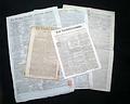 Five British newspapers from the 1760's - 1790's... - Image 1