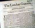 Genuine London Gazette newspaper from 1701... - Image 1