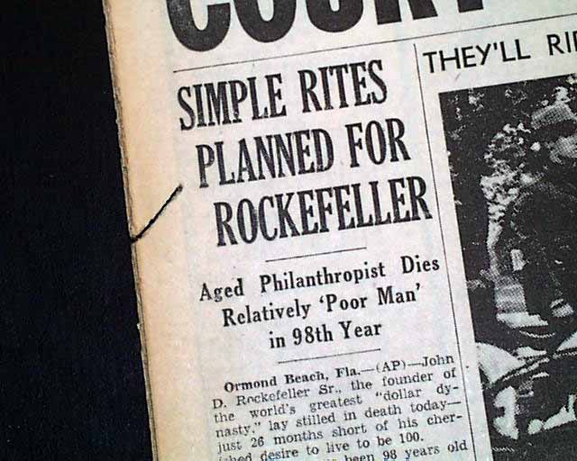 John D. Rockefeller, Biography, Industry, Philanthropy, Facts, & Death