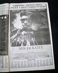 Opening day premiere of 1991 "New Jack City"...