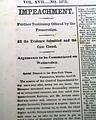 Much on Andrew Johnson's impeachment trial...   - Image 1