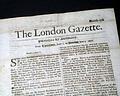 Genuine London Gazette newspaper from 1671... - Image 2