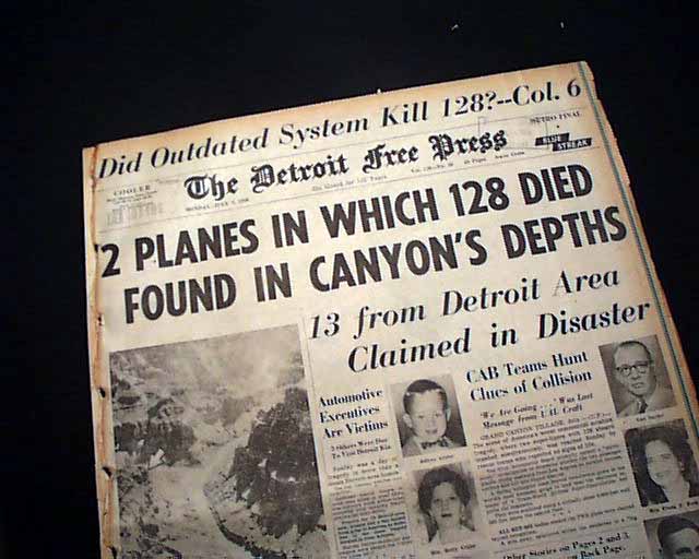 1956 Grand Canyon mid-air collision - Wikipedia