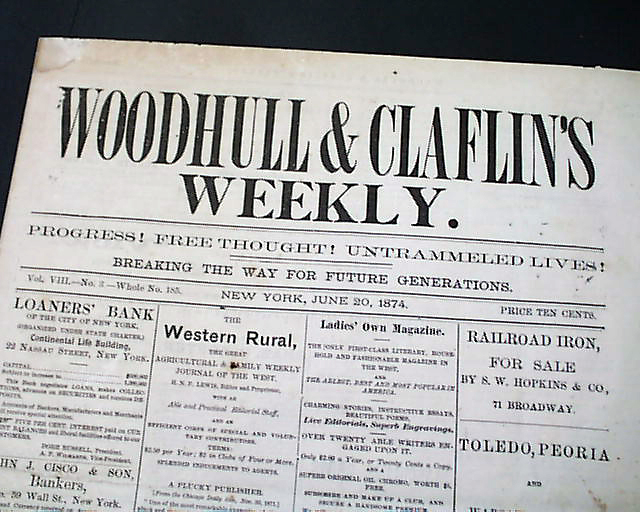 By the famed Woodhull & Claflin...