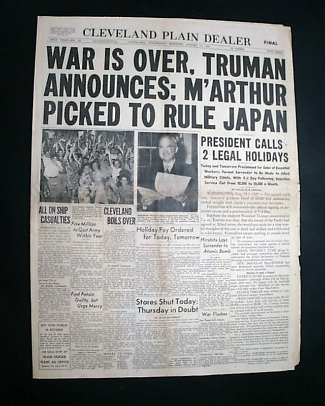 War Is Over...