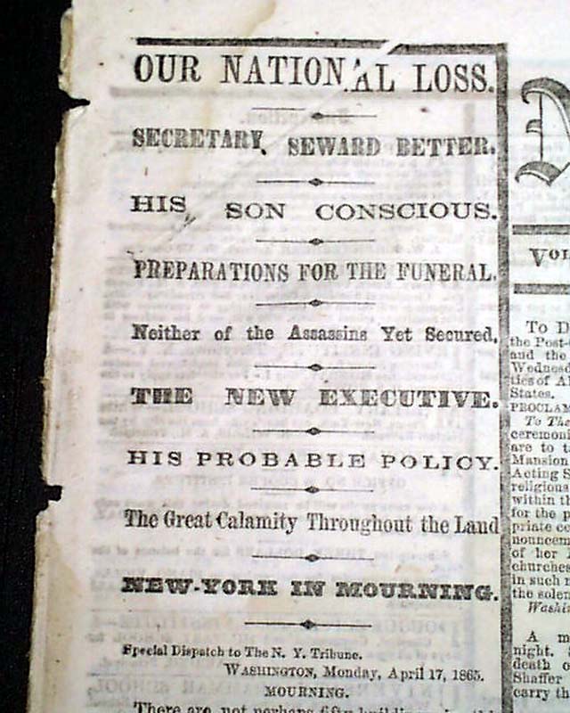 The Lincoln funeral...