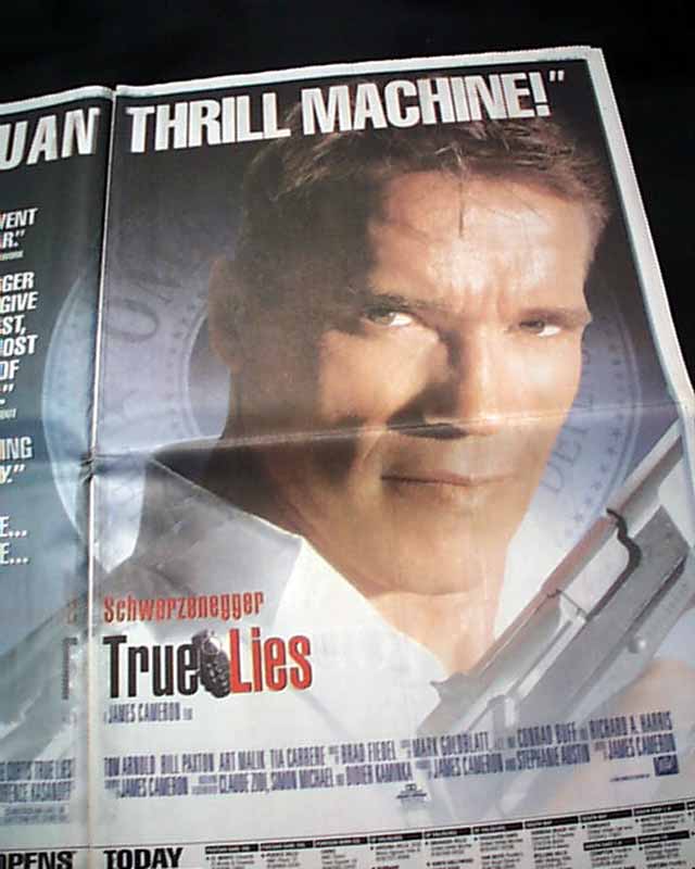 true lies movie poster