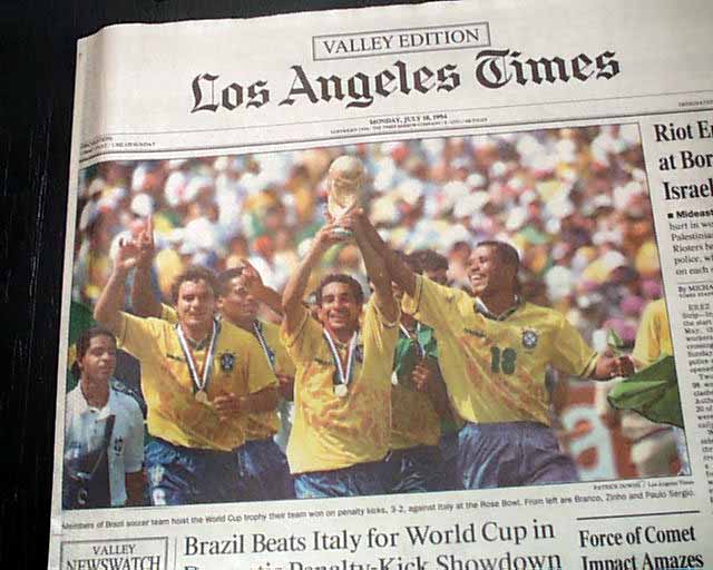 1994 FIFA WORLD CUP TROPHY WITH CASE