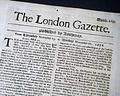 Genuine London Gazette newspaper from 1676... - Image 1