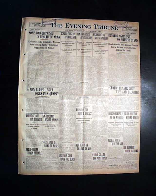 1905 Granville, New York quarry landside......