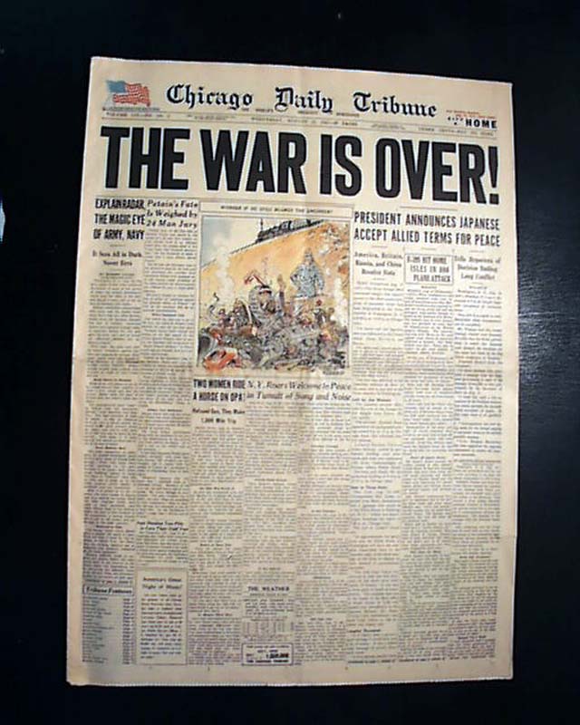 The War Is Over! The War Is Over!