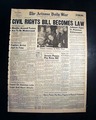 The Civil Rights Act becomes law... - Image 1