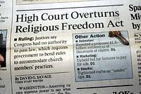 1997 City of Boerne v. Flores landmark decision...