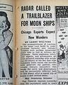 First contact with the Moon in 1946... - Image 1