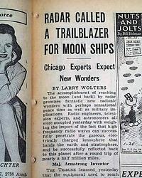 First contact with the Moon in 1946...