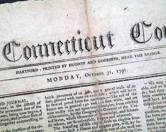 Washington's state-of-the-union address from his first Presidential term...