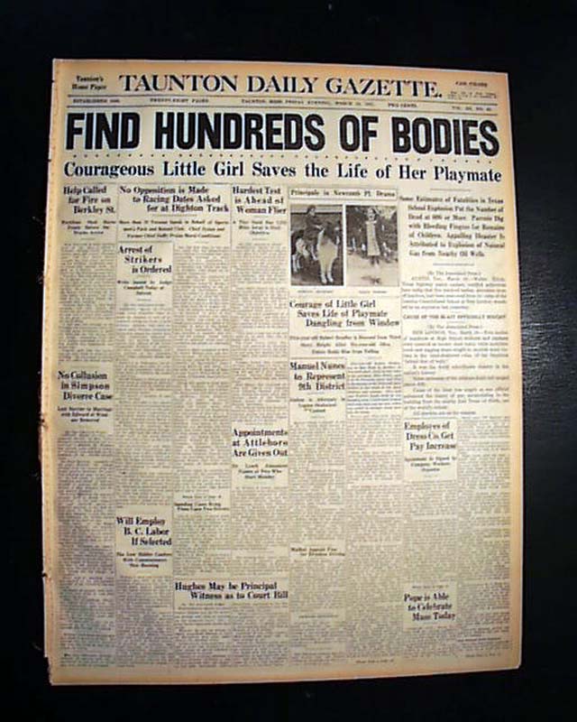 New London, Texas School Explosion...