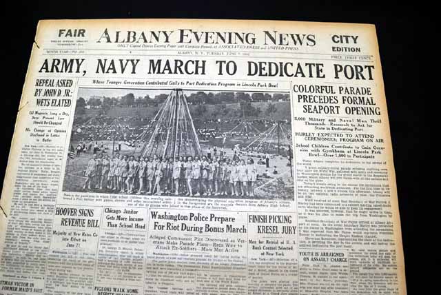 1932 Port Albany-Rensselaer grand opening...