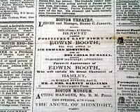 One of the intriguing ironies in American history: only to be found in a newspaper...