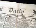 One of the intriguing ironies in American history: only to be found in a newspaper... - Image 7