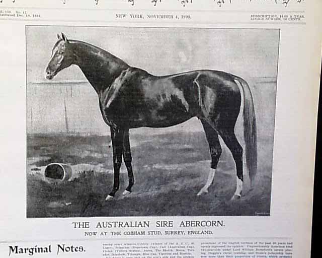 Horseracing magazine with a displayable prints and ads... - Fasig-Tipton ad...