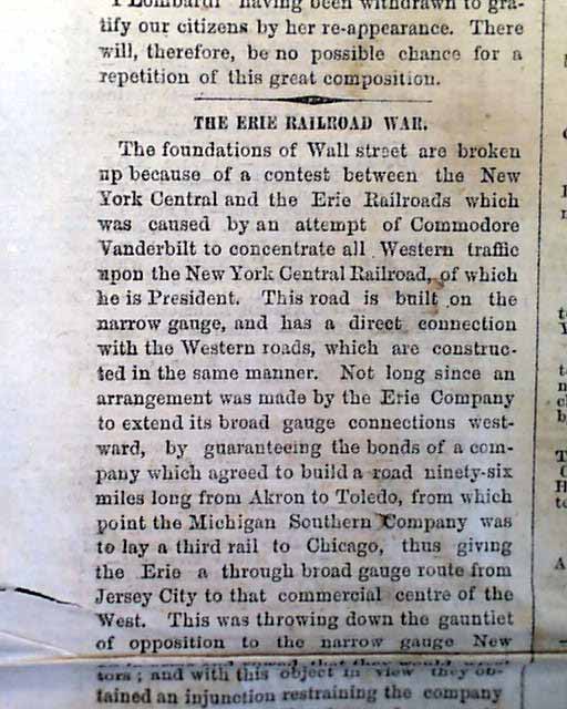 Capital Punishment... Erie Railroad...
