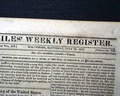 Beginning the Erie Canal...  James Monroe signature... - Image 2