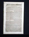 Beginning the Erie Canal...  James Monroe signature... - Image 3