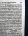 Beginning the Erie Canal...  James Monroe signature... - Image 9